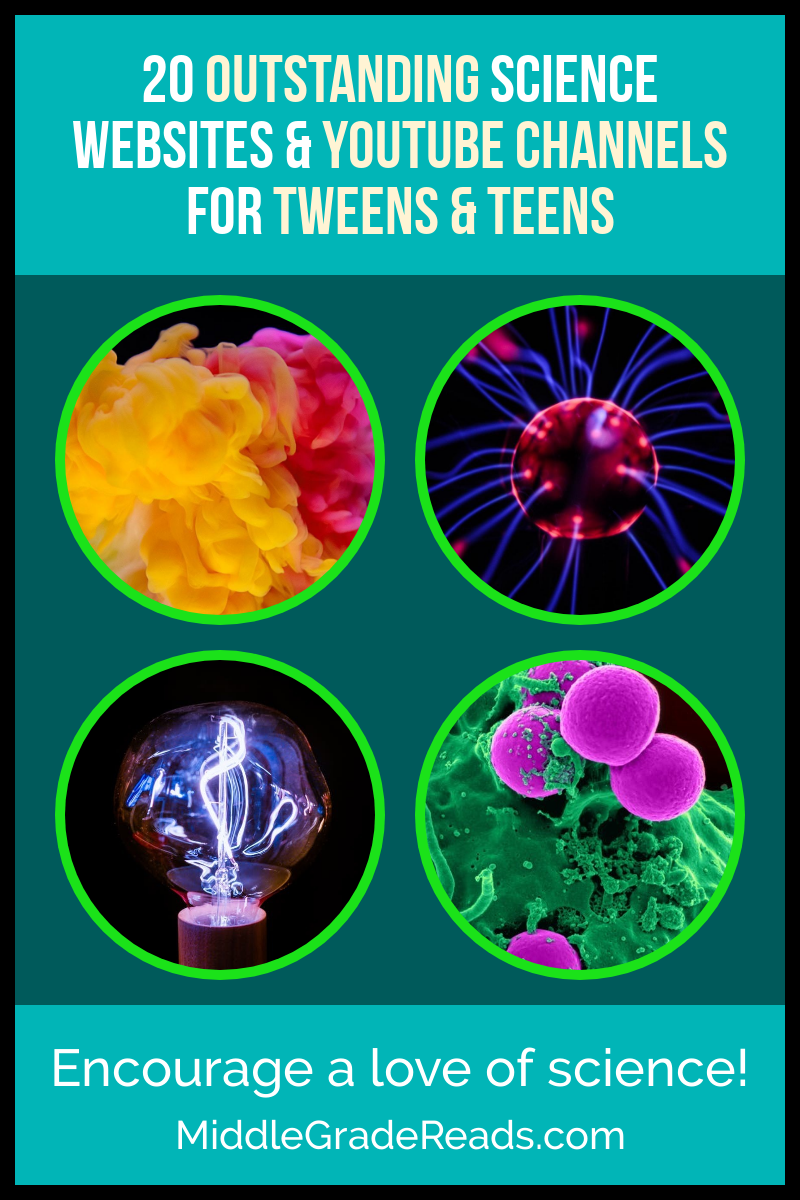 I narrowed down thousands of websites into my top 10 picks for kids ages 9-18! Check them out, then keep reading for my top 10 favorite science YouTube channels!
