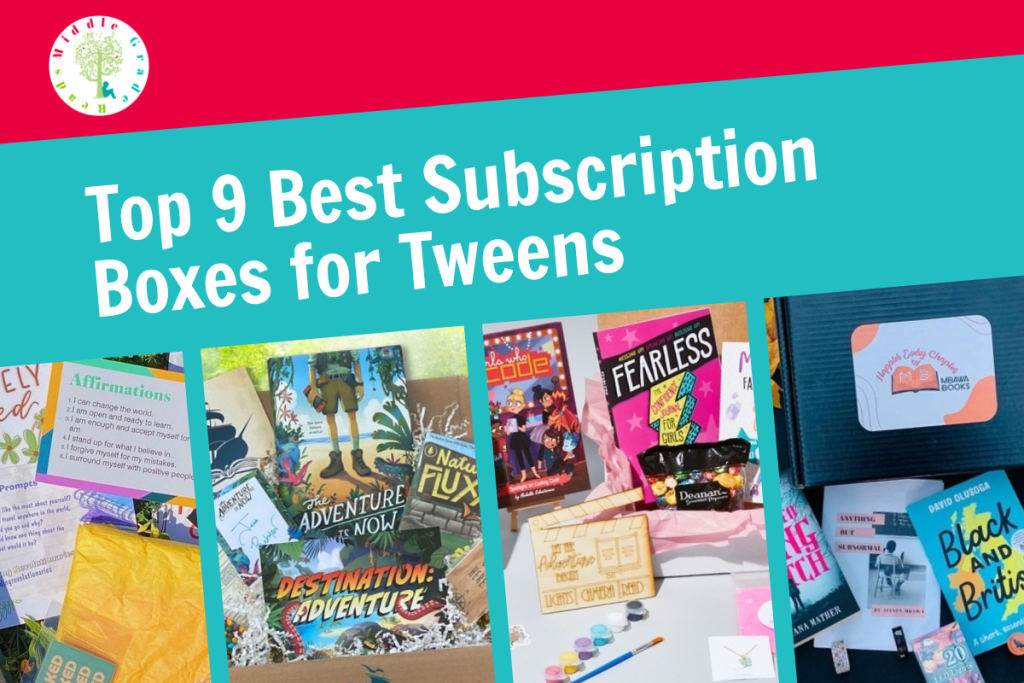 I love giving book subscription boxes for tweens as gifts for birthdays, holidays, and "just because you're amazing" days. Here are some of my favorites!